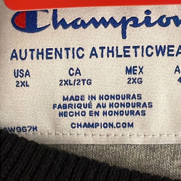 Champion Standard Fit Long Sleeve Black 2X - Picture 12 of 13